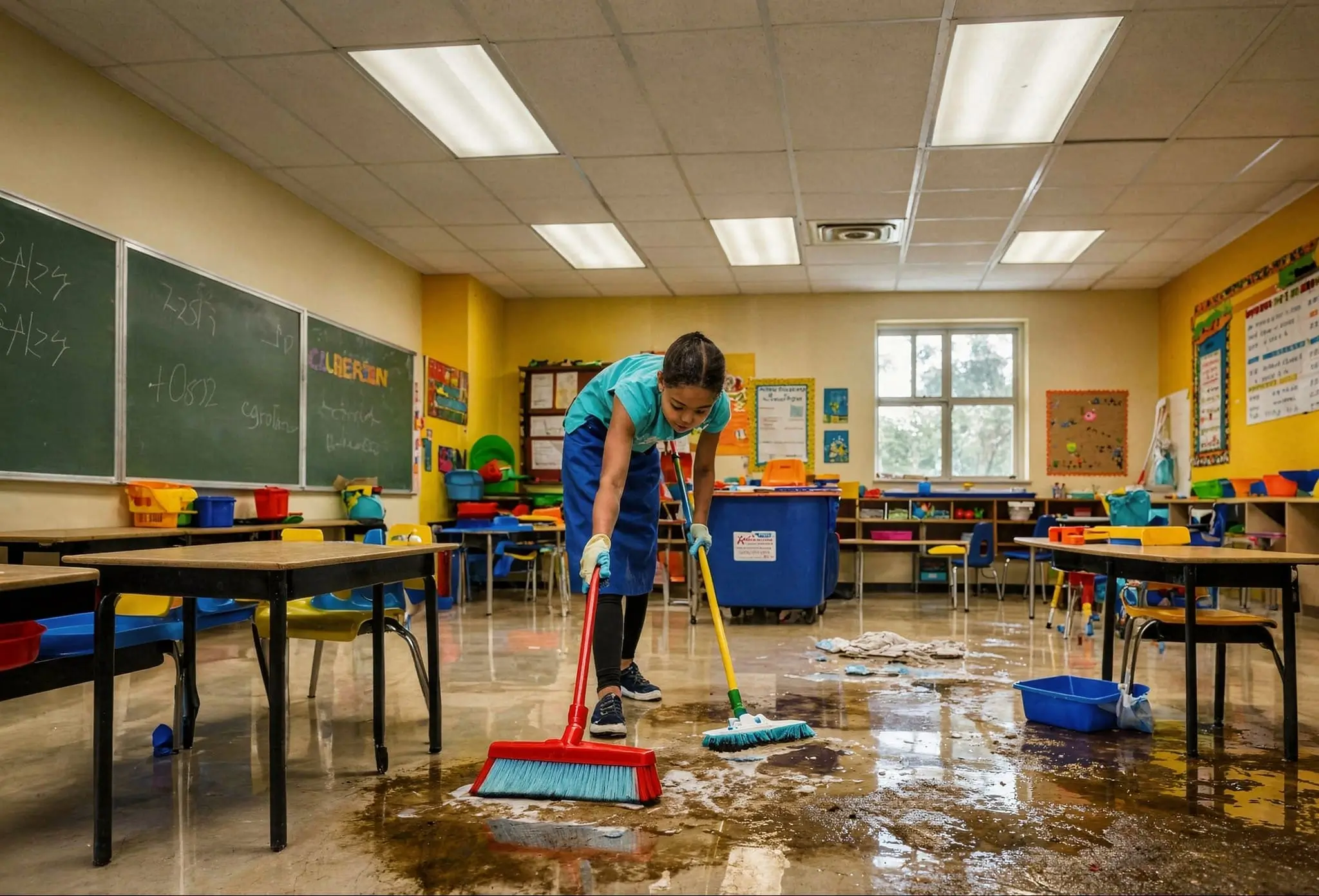 صيانة المدارس ، توريد عمالة للمدارس